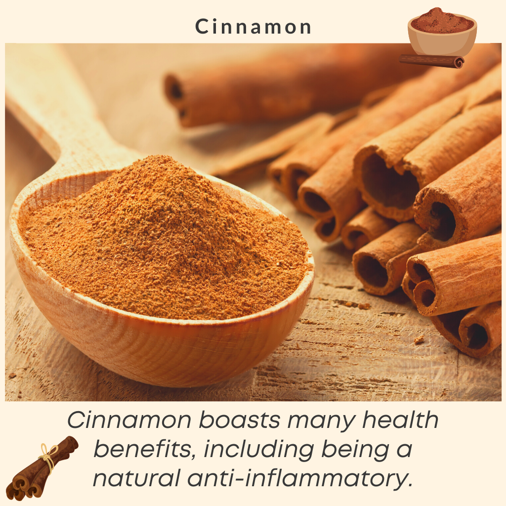 Cinnamon has many health benefits.
