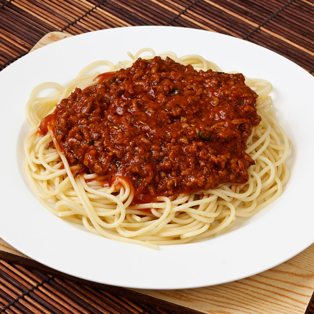 Enjoy a plate of spaghetti!