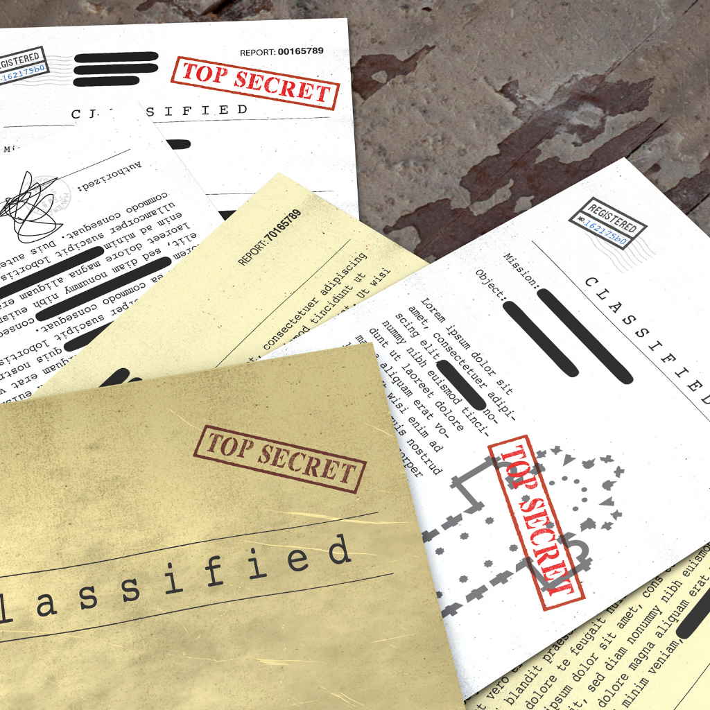 Documents that had been classified before have been released under the Freedom of Information Act, so are available to the public.