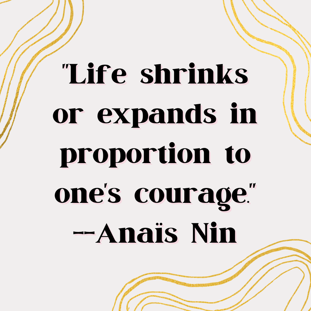 Uplifting quotes by Anaïs Nin.