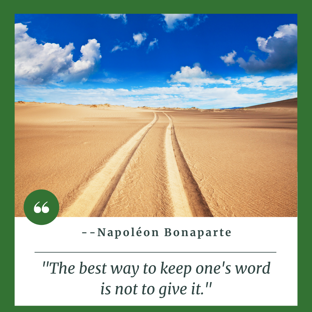 Napoleon Bonaparte quote
