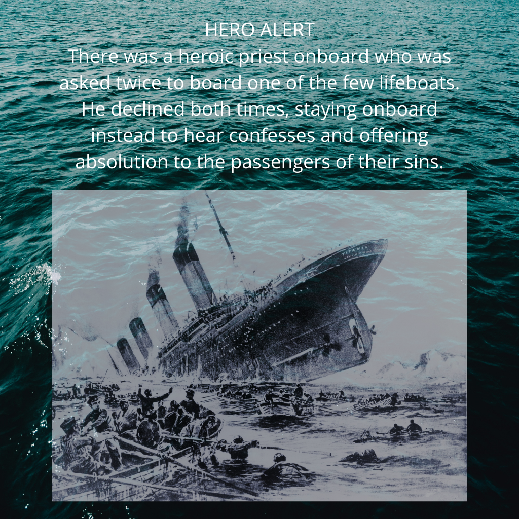 hero's onboard the Titanic