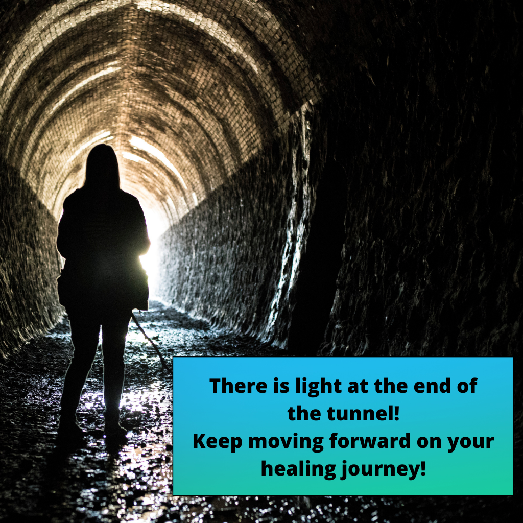No on matter what you're going through, there is light at the end of the tunnel. Tips and tricks and proven methods to forgive, forget, and heal. 